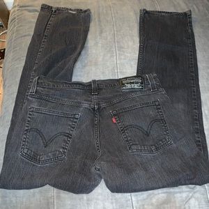 Levi’s 514 Dark Grey Denim Jeans